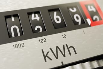 kilowattheure sur un compteur électrique