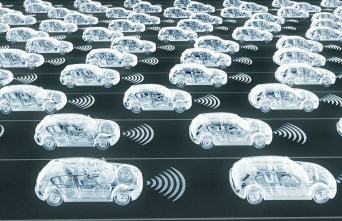 voitures autonomes dans le trafic