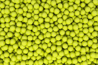 Tennisballen kunnen gerecycleerd worden