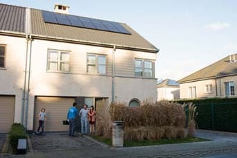 Orientatie van het dak voor zonnepanelen