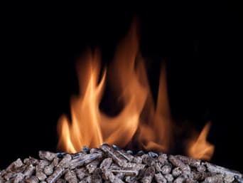 Pellets geven een aangename warmte af en hebben een hoog rendement