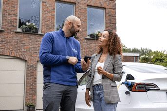 Dankzij het Drive-contract, in combinatie met optimaal opladen met zonne-energie, kun je met een gerust hart "elektrisch" rijden!