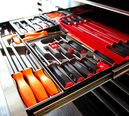 Gereedschap opbergen