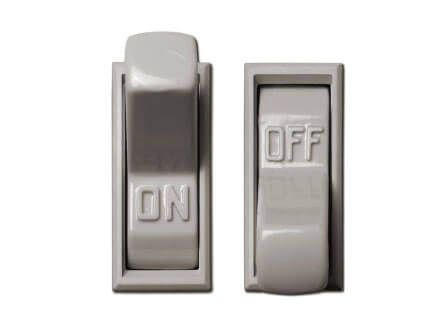 bouton on off électricité