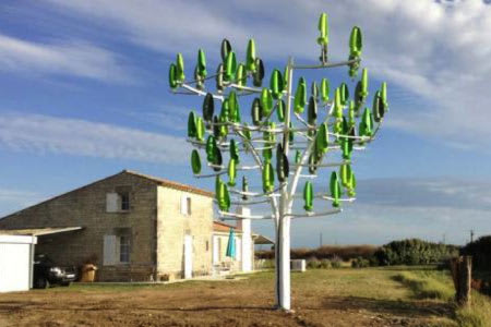 arbre à vent_éolienne_domestique_produire_électricité_maison_génération
