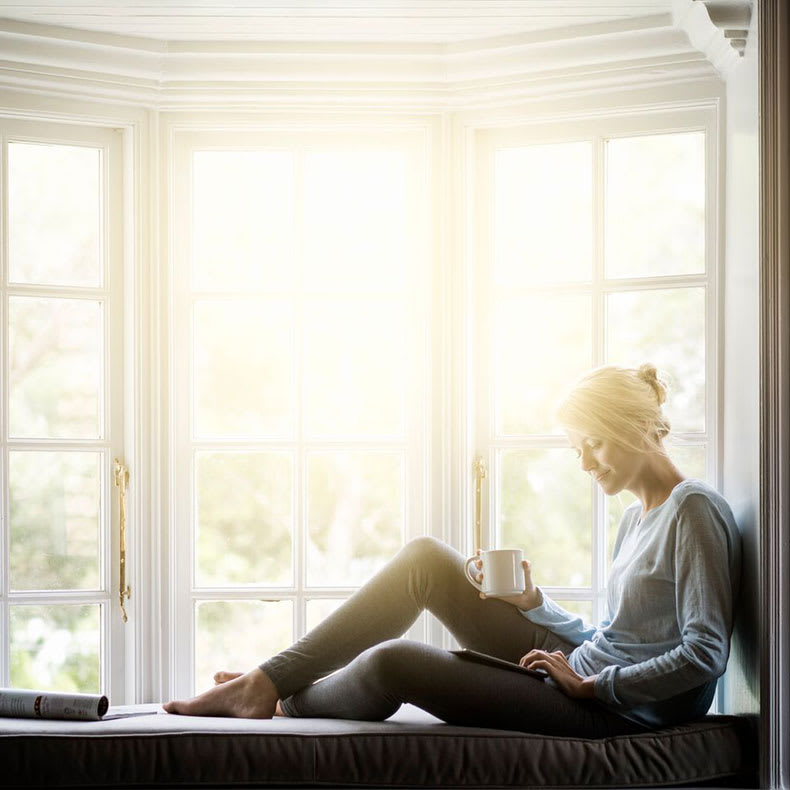 Lumière naturelle dans la maison