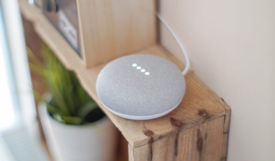 afspelen van muziek op de luidspreker Google Nest Mini