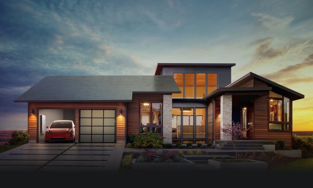 Le Solar Roof de Tesla, premier toit 100% solaire, en Europe en 2020