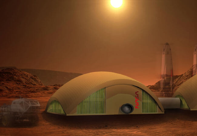 Mars Habitat Redhouse Architecture