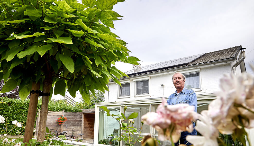 Gery Carpentier uit Halle liet zonnepanelen installeren door ENGIE Electrabel