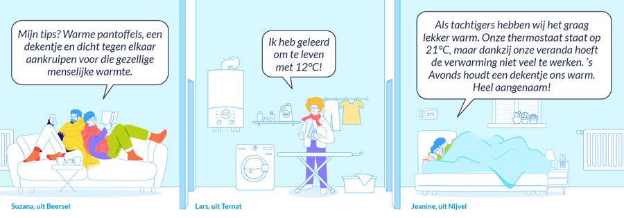 winter_besparingen_verbruik_verwarming_tips_energietransitie_thermostaat_temperatuur_onderhoud_energiefactuur_check_and_save_advies_enquête_klanten_beheer_gewoonten_co2_impact_beperken&lt;alt&gt; Quels sont les meilleurs gestes économes de nos clients ?